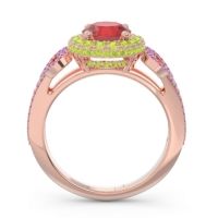 Halo Pave Rati Ring