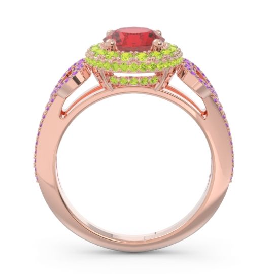 Halo Pave Rati Ring