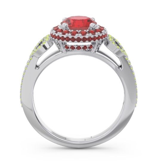 Halo Pave Rati Ring
