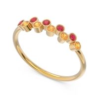 Simple Bezel Padanyasa Ring