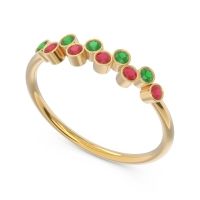 Simple Bezel Padanyasa Ring