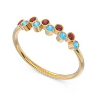 Simple Bezel Padanyasa Ring