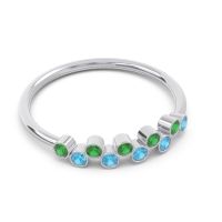 Simple Bezel Padanyasa Ring