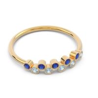 Simple Bezel Padanyasa Ring