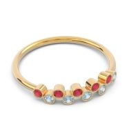 Simple Bezel Padanyasa Ring