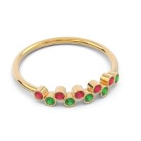 Simple Bezel Padanyasa Ring