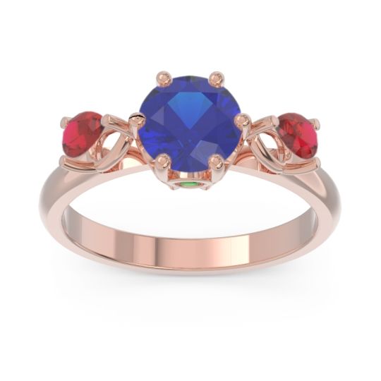 Three Stone Pear Taraggana Ring