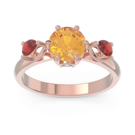 Three Stone Pear Taraggana Ring