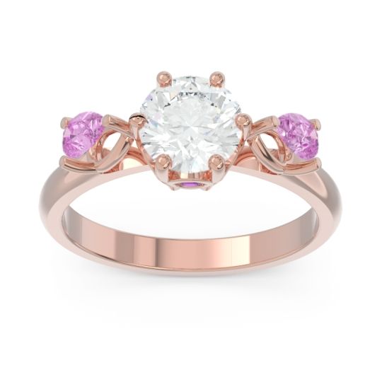 Three Stone Pear Taraggana Ring