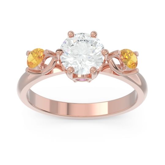 Three Stone Pear Taraggana Ring