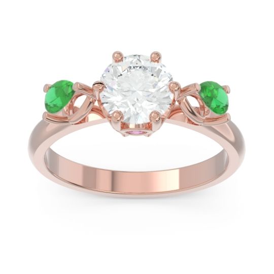 Three Stone Pear Taraggana Ring