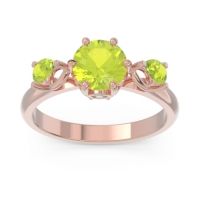 Three Stone Pear Taraggana Ring