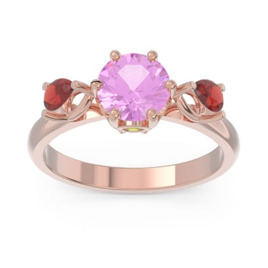 Three Stone Pear Taraggana Ring