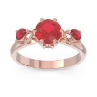 Three Stone Pear Taraggana Ring