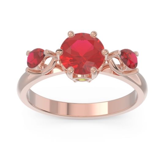 Three Stone Pear Taraggana Ring