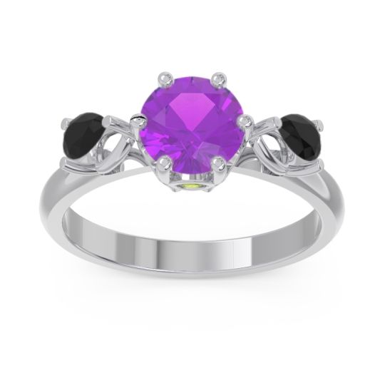 Three Stone Pear Taraggana Ring
