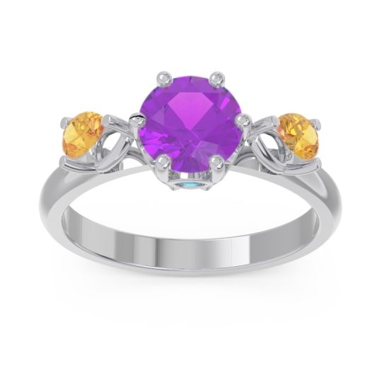 Three Stone Pear Taraggana Ring