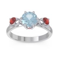 Three Stone Pear Taraggana Ring