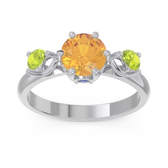 Three Stone Pear Taraggana Ring