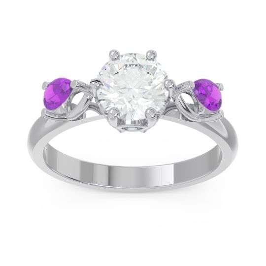 Three Stone Pear Taraggana Ring