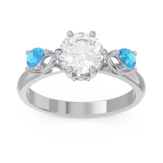 Three Stone Pear Taraggana Ring