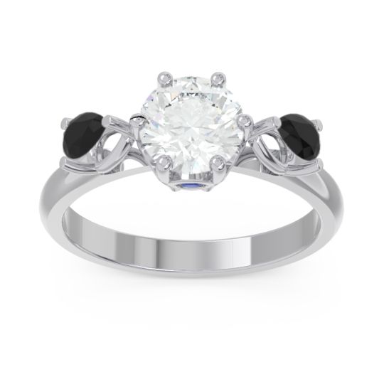 Three Stone Pear Taraggana Ring