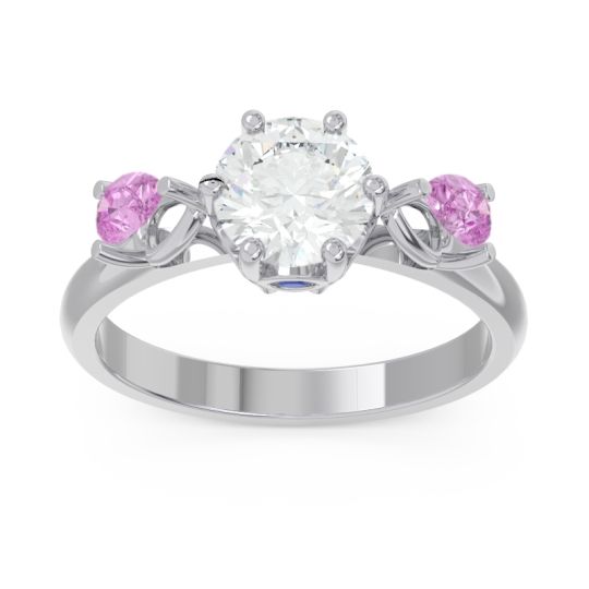 Three Stone Pear Taraggana Ring