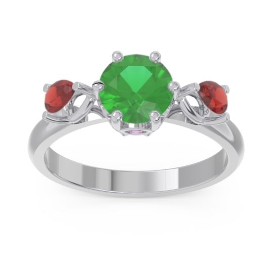 Three Stone Pear Taraggana Ring