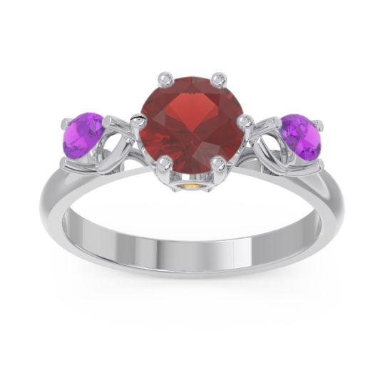 Three Stone Pear Taraggana Ring