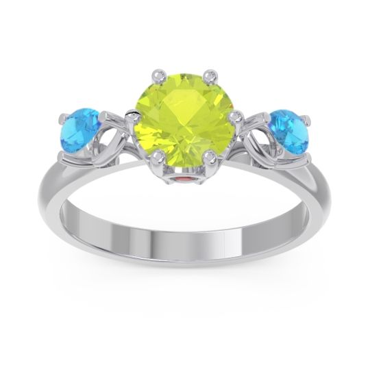 Three Stone Pear Taraggana Ring
