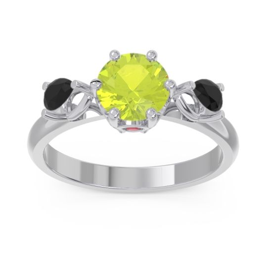 Three Stone Pear Taraggana Ring