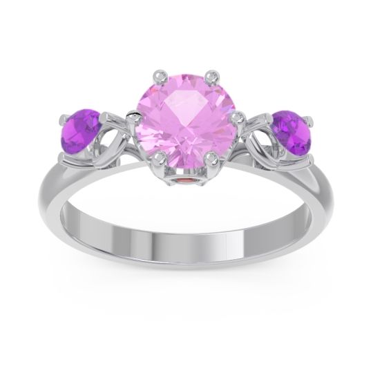 Three Stone Pear Taraggana Ring