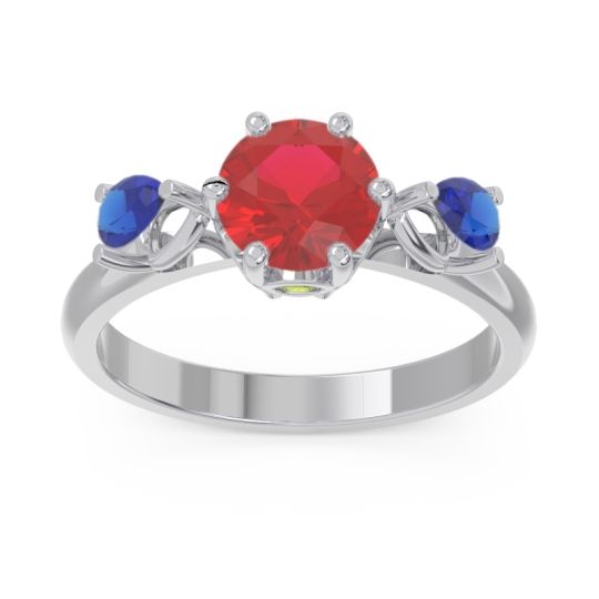 Three Stone Pear Taraggana Ring