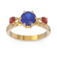 Three Stone Pear Taraggana Ring