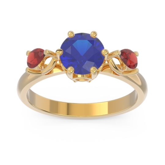 Three Stone Pear Taraggana Ring