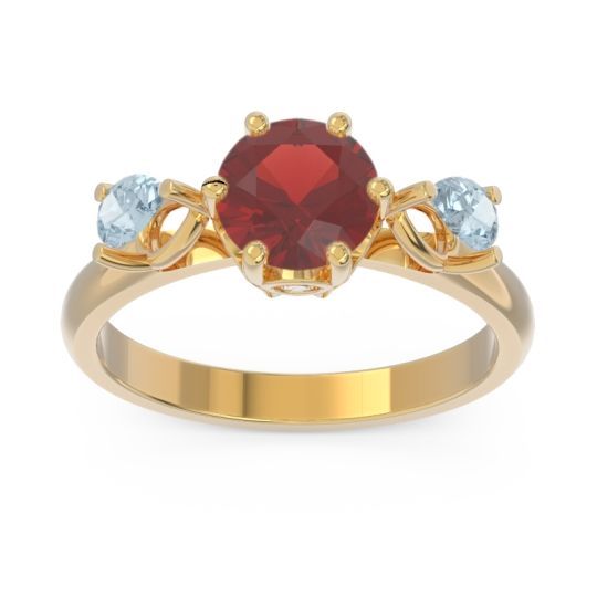 Three Stone Pear Taraggana Ring