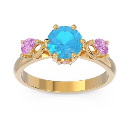 Three Stone Pear Taraggana Ring