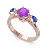 Three Stone Pear Taraggana Ring