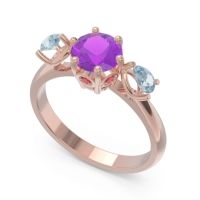 Three Stone Pear Taraggana Ring