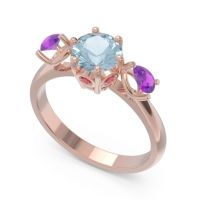 Three Stone Pear Taraggana Ring