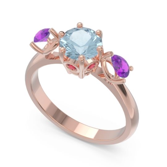 Three Stone Pear Taraggana Ring