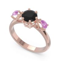 Three Stone Pear Taraggana Ring