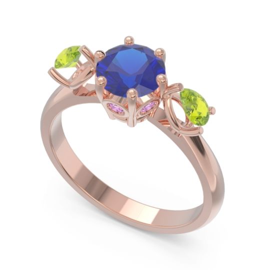 Three Stone Pear Taraggana Ring