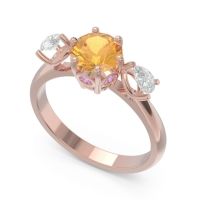Three Stone Pear Taraggana Ring