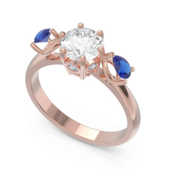 Three Stone Pear Taraggana Ring