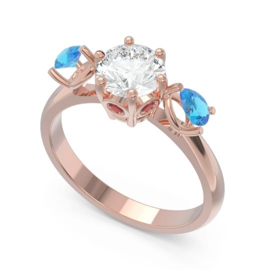 Three Stone Pear Taraggana Ring