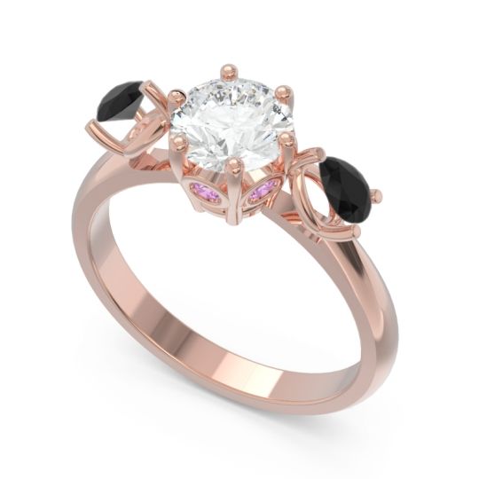 Three Stone Pear Taraggana Ring