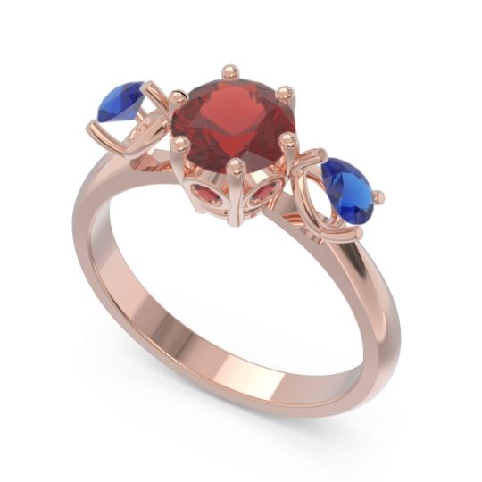 Three Stone Pear Taraggana Ring