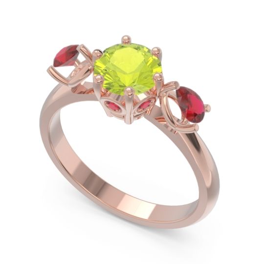 Three Stone Pear Taraggana Ring