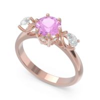 Three Stone Pear Taraggana Ring